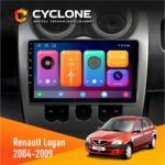 Штатна магнітола Renault Logan Cyclone для автомобілів 2004-2007 років