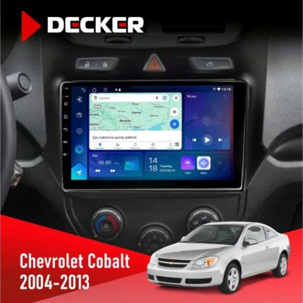 Штатна магнітола Chevrolet Cobalt 2004-2013 Decker D9-007 4x64 DSP 360 4G