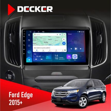 Штатна магнітола Ford Edge 2015+ Decker D9-007 4x64 DSP 360 4G
