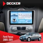 Штатна магнітола Ford Focus 2 2005-2011 Climate Decker D9-010 6x128 DSP 4G 2K