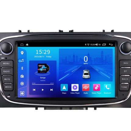 Штатна магнітола FORS.auto FS 2 ULTRA для Ford Focus/Mondeo/S-Max/C-Max/Kuga/Fiesta/Fusion (2+32Gb, 7", black) 2007-2011