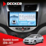 Штатна магнітола Hyundai Accent 2010-2017 Decker D9-010 6x128 DSP 4G 2K