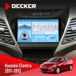 Штатна магнітола Hyundai Elantra 2011-2013 Decker D9-010 6x128 DSP 4G 2K