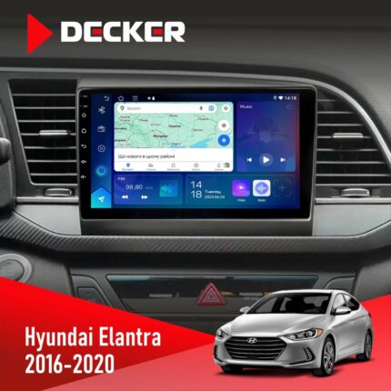 Штатна магнітола Hyundai Elantra 2016-2020 CAN Decker D9-007 4x64 DSP 360 4G