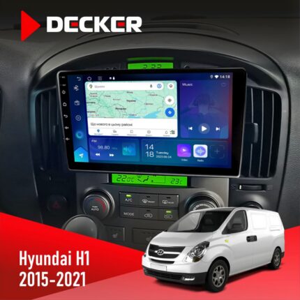 Штатна магнітола Hyundai H-1 2015-2021 Decker D9-007 4x64 DSP 360 4G