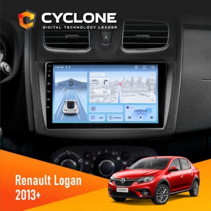 Штатна магнітола Renault Sandero Logan 2012-2020 Cyclone C9-012 4x64 DSP 4G
