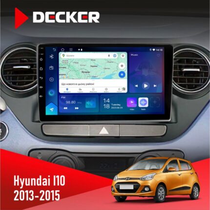 Штатна магнітола Hyundai I10 2013-2015 Decker D9-007