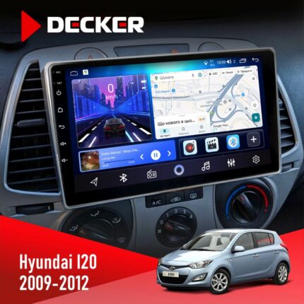 Штатна магнітола Hyundai I20 2009-2012 Decker D9-006 4x64, 4G