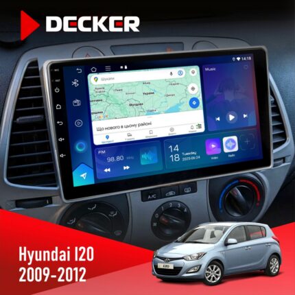 Штатна магнітола Hyundai I20 Decker D9-007 4x64 DSP 360 4G