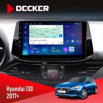 Штатна магнітола Hyundai i30 Decker