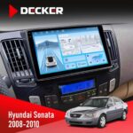 Штатна магнітола Hyundai Sonata 2008-2010 Climate Decker D9-010 6x128, DSP, 4G, 2K