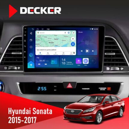 Штатна магнітола Hyundai Sonata 2015-2017 CAN Decker D9-007 4x64 DSP 360 4G