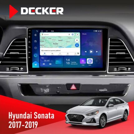 Штатна магнітола Hyundai Sonata 2017-2019 CAN Decker D9-007 4x64 DSP 360 4G