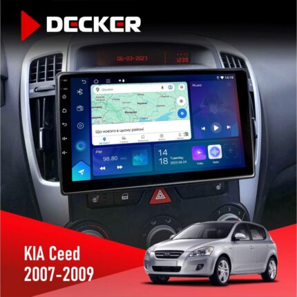 Штатна магнітола KIA Ceed 2007-2009 Decker D9-007 4x64 DSP 360 4G
