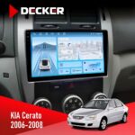 Штатна магнітола KIA Cerato 2006-2008 Conditioner Decker D9-010 6x128 DSP 4G 2K