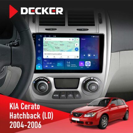Штатна магнітола KIA Cerato 2004 2006 Climate Decker D9-007