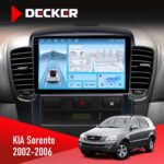 Штатна магнітола KIA Sorento (BL) 2002-2006 Decker D9-010 6x128 DSP 4G 2K
