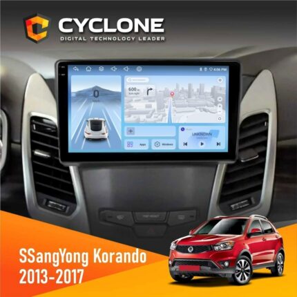 Штатна магнітола SsangYong Korando 2013-2017 Cyclone C9-012 з 4G