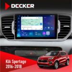 Штатна магнітола Kia Sportage QL 2016-2018 CAN Decker D9-007 4x64 DSP 360 4G