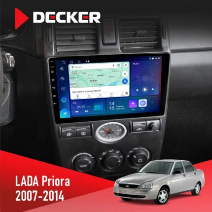 Штатна магнітола Lada Priora Decker D9-007 4x64 DSP 360 4G