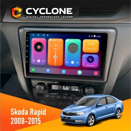 Штатна магнітола Skoda Rapid 2013-2018 Cyclone C9 CPL 2x32