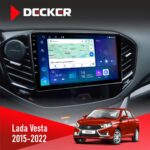 Штатна магнітола Lada Vesta 2015-2022 Decker D9-007 4x64 DSP 360 4G