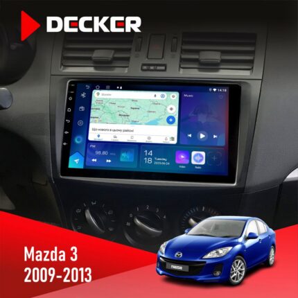 Штатна магнітола Mazda 3 2009-2013 Decker D9-007