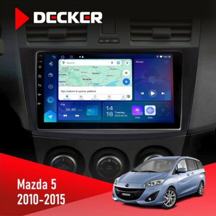 Штатна магнітола Mazda 5 Decker