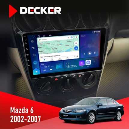 Штатна магнітола Mazda 6 Decker D9-007 4x64 DSP 360 4G