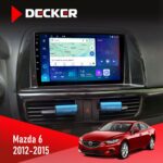 Штатна магнітола Mazda 6 2012-2015 Decker D9-007 з DSP та 4G