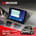 Штатна магнітола Mercedes Benz C Class (W204) 2007-2011 Decker D9-007 4x64 DSP 360 4G