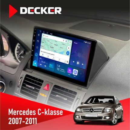 Штатна магнітола Mercedes Benz C Class (W204) 2007-2011 Decker D9-007 4x64 DSP 360 4G