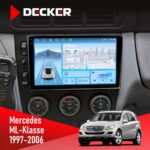 Штатна магнітола Mercedes-Benz ML-Class (W163) 1997-2006 Decker D9-010 6x128 DSP 4G 2K