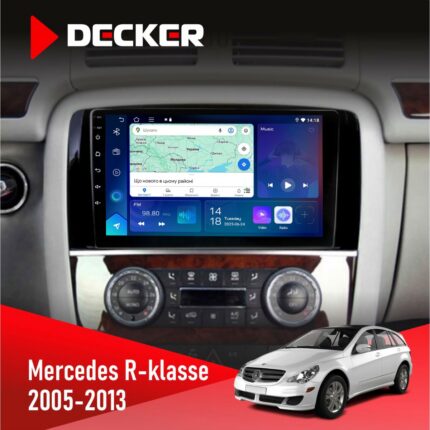 Штатна магнітола Mercedes Benz W251 Decker D9-007 вигляд спереду