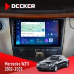 Штатна магнітола Mercedes Benz E Class W211 Decker D9-007