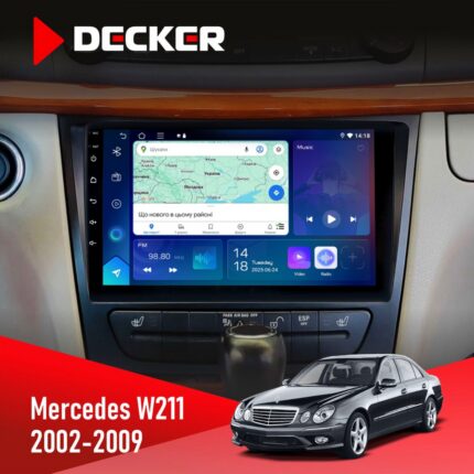 Штатна магнітола Mercedes Benz E Class W211 Decker D9-007