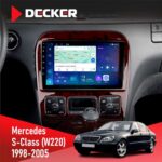 Штатна магнітола Mercedes Benz S Class (W220) Decker D9-007
