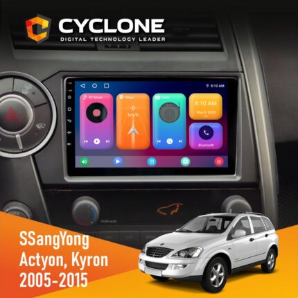 Штатна магнітола SsangYong Kyron 2005-2015 Cyclone C9 CPL 2x32