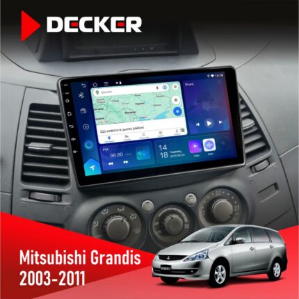 Штатна магнітола Mitsubishi Grandis Decker D9-007 4x64 DSP 360 4G