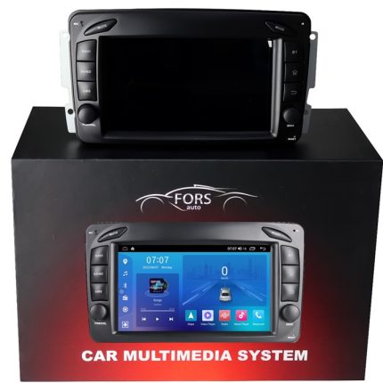 Штатна магнітола FORS.auto FS 2 ULTRA для Mercedes-Benz W203/209 - вигляд збоку