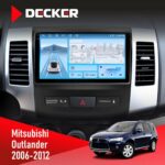 Штатна магнітола Mitsubishi Outlander XL 2006-2012 AMP Decker D9-010 6x128 DSP 4G 2K