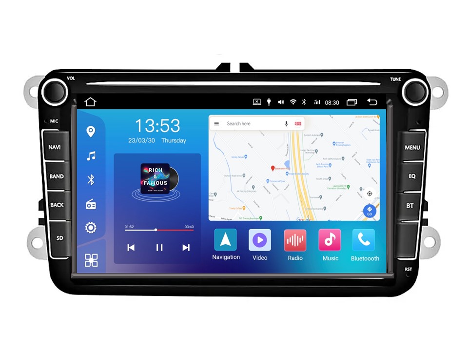 Універсальна магнітола FORS.auto для Volkswagen 2 PRO (8", 2+32Gb, CarPlay) Магнітола Volkswagen 2 PRO CarPlay