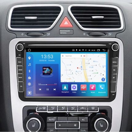 Універсальна магнітола FORS.auto для Volkswagen 4 PRO CarPlay – вигляд збоку
