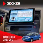 Штатна магнітола Nissan Tiida 2004-2012 Decker D9-010 6x128 DSP 4G 2K