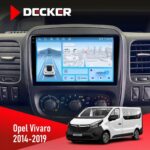 Штатна магнітола Opel Vivaro 2014-2019 Decker D9-010 6x128 DSP 4G 2K