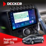 Штатна магнітола Peugeot 5008 Decker D9-007 з екраном QLED