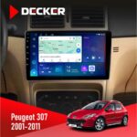 Штатна магнітола Peugeot 307 Decker D9-007