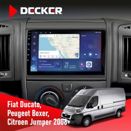 Штатна магнітола Peugeot Boxer 2006+ Decker D9-007 4x64 DSP 360 4G