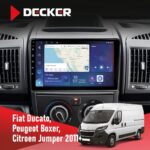 Штатна магнітола Peugeot Boxer 2011+ Decker D9-007 4x64 DSP 360 4G