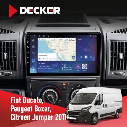 Штатна магнітола Peugeot Boxer 2011+ Decker D9-007 4x64 DSP 360 4G